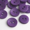 15mm 2 Hole Resin Buttons - Purple