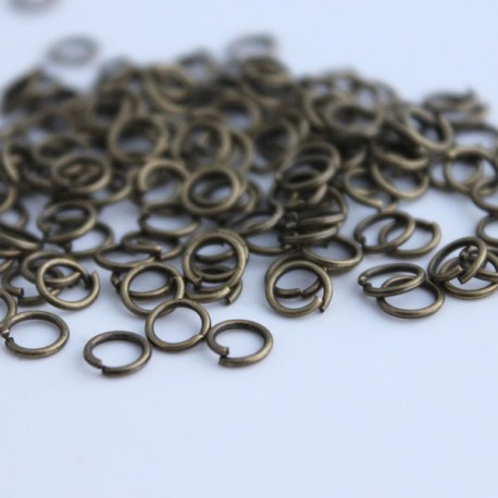 5mm Jump Rings - Bronze Tone - Pack of 200