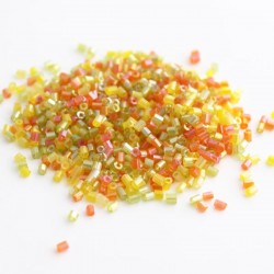 Size 11/0 Value Seed Beads - Citrus Mix Hex Cut - 20g
