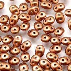 Superduo Beads - Crystal Bronze Copper