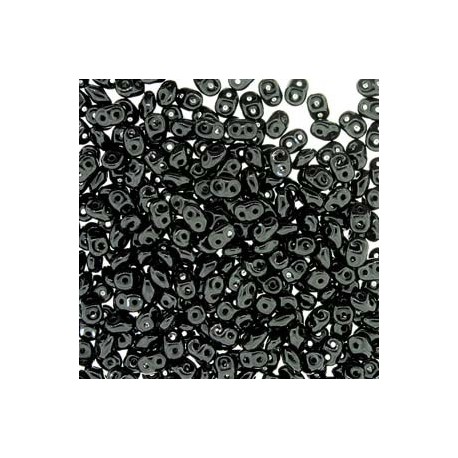 Superduo Beads - Jet 