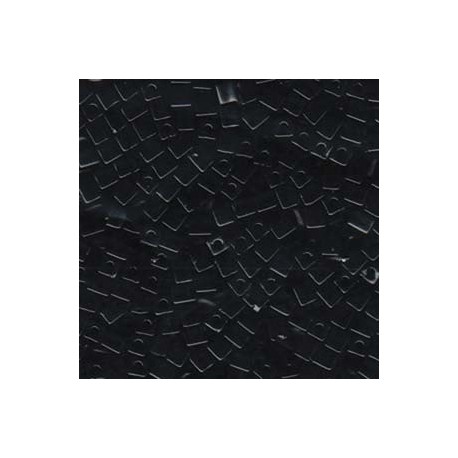 Miyuki Cube Beads 4mm Opaque Black - 10g