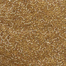 Delica 11/0 (DB0042) Miyuki Seed Beads - Silver Lined Gold 