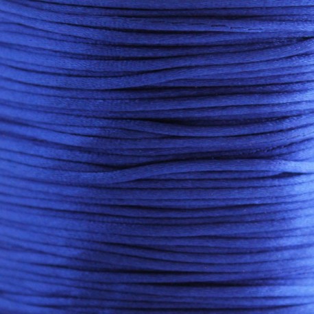 1mm Satin Cord - Blue - 5m