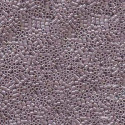 Delica 15/0 (DBS158) Miyuki Seed Beads - Opaque Lilac AB
