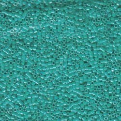 Delica 15/0 (DBS166) Miyuki Seed Beads - Opaque Turquoise AB