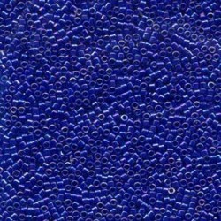 Delica 15/0 (DBS165) Miyuki Seed Beads - Opaque Royal Blue AB