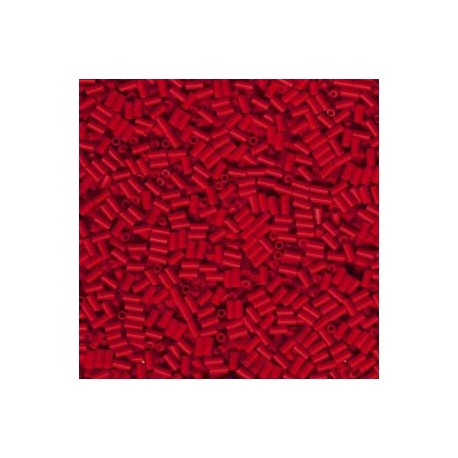 Miyuki 3mm Bugle Beads - Opaque Red