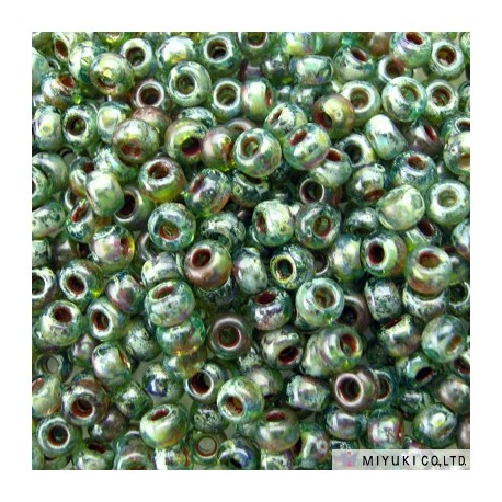 Miyuki Seed Beads 11/0 - Picasso Olivine (4506) - 10g