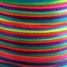 1mm Satin Cord - Bright Multi Coloured
