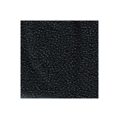 Miyuki Seed Beads 11/0 - Matt Black (401F)