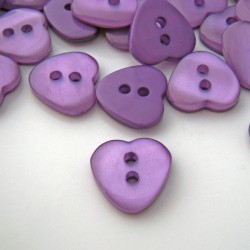 Purple Heart Resin Buttons