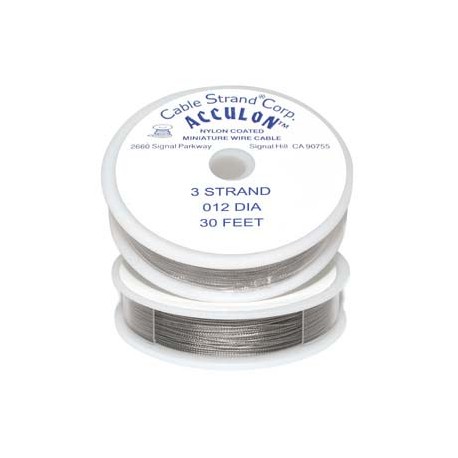 Acculon 3 Strand Clear 0.012" - 30ft