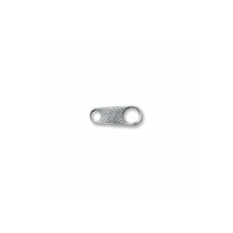 Necklace End Tags - Sterling Silver