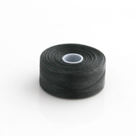 S-Lon D Bead Thread - Black - 71m