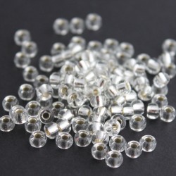 Miyuki Seed Beads 6/0 - (131S) Silver Lined Crystal - 10g