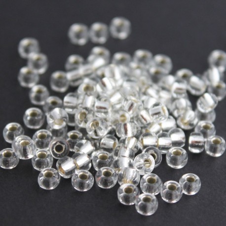 Miyuki Seed Beads 6/0 - (131S) Silver Lined Crystal - 10g