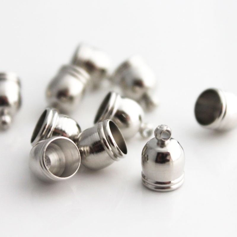 6mm Cord End Caps Silver Tone Jewellery Making Supplies Ireland