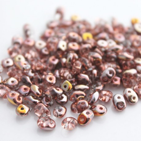 SuperDuo Beads - Crystal Capri Gold