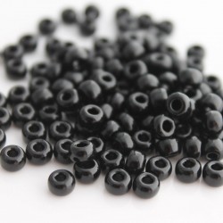 Miyuki Seed Beads 6/0 - Opaque Black