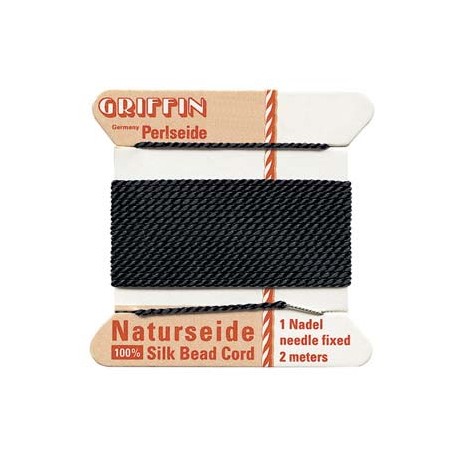 Griffin Silk Cord No.4 (0.6mm) - Black