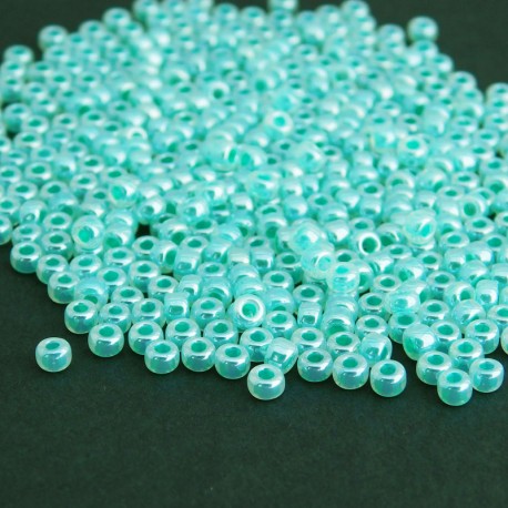 8/0 Miyuki Seed Beads - Turquoise Ceylon (536)