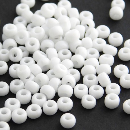 Miyuki Seed Beads 6/0 - (402) Opaque White - 10g