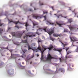 SuperDuo Beads - Vega on Chalk