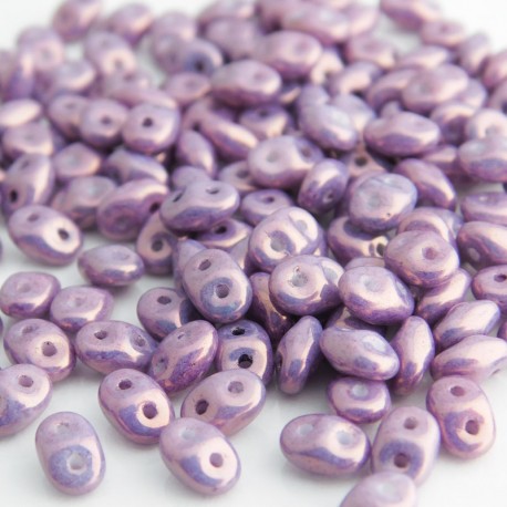SuperDuo Beads - Vega on Chalk