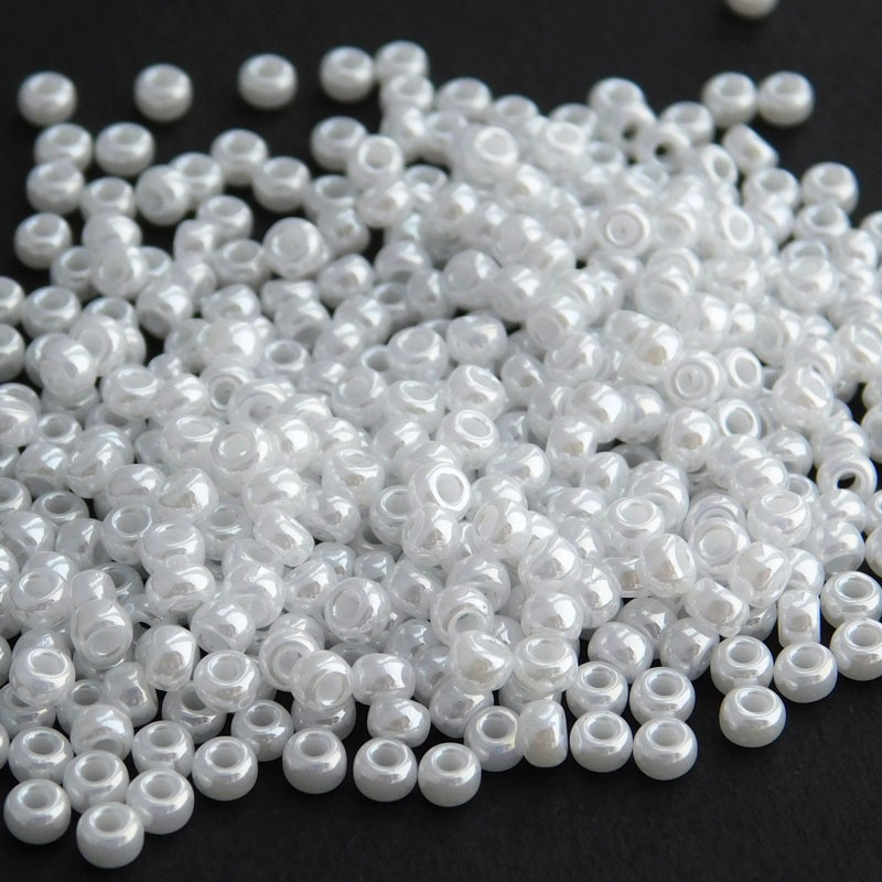 Miyuki Seed Beads 8/0 White Ceylon Beads Ireland