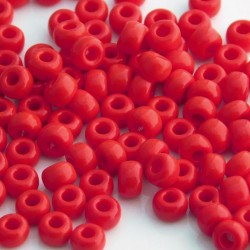 Miyuki Seed Beads 6/0 - (408) Opaque Red - 10g