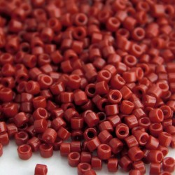 Delica 11/0 (DB2119) Miyuki Seed Beads - Duracoat Opaque Red Jujube - 5g