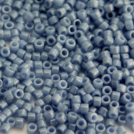 Delica 11/0 (DB0266) Miyuki Seed Beads - Opaque Denim Blue Lustre - 5g