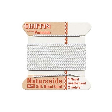 Griffin Silk Cord No.3 (0.5mm) - White