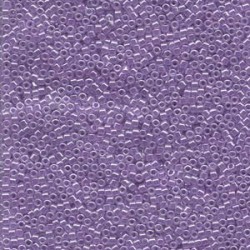 Delica 11/0 (DB0249) Miyuki Seed Beads - Lined Crystal Purple 