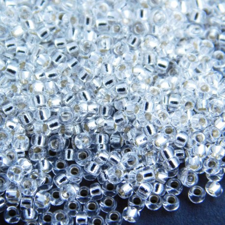 Miyuki Seed Beads 15/0 - Silver Lined Crystal (1) - 5g