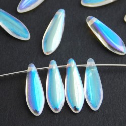Dagger Beads 5mm x 16mm - Crystal AB