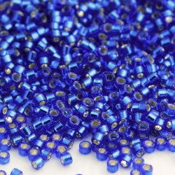 Delica 11/0 (DB0047) Miyuki Seed Beads - Silver Lined Cobalt