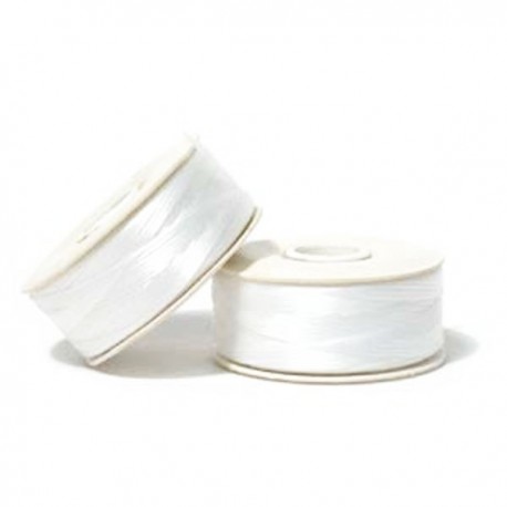 Nymo Size D Nylon Beading Thread - White - 58m