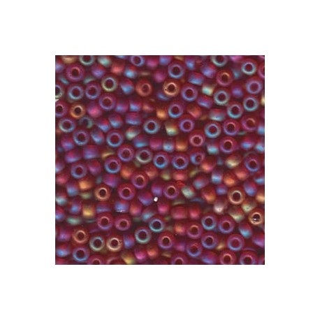 Miyuki Seed Beads 6/0 - (141FR) Matt Transparent Ruby AB - 10g