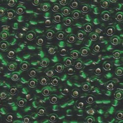 Miyuki Seed Beads 6/0 - (146S) Silver Lined Green - 10g