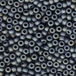 Miyuki Seed Beads 6/0 - (2002) Matt Metallic Silver Grey - 10g