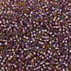 Delica 11/0 (DB2390) Miyuki Seed Beads - Fancy Lined Old Rose - 5g