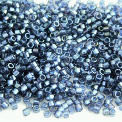 Delica 11/0 (DB2385) Miyuki Seed Beads - Fancy Lined Han Blue - 5g