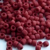 Matsuno 6/0 Seed Beads - Opaque Matt Dark Red - 10g