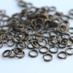 5mm Spilt Rings - Bronze Tone