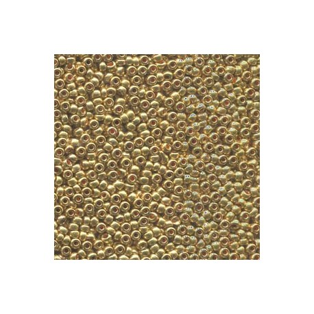 6/0 Czech Seed Beads - Metallic Gold - 20g