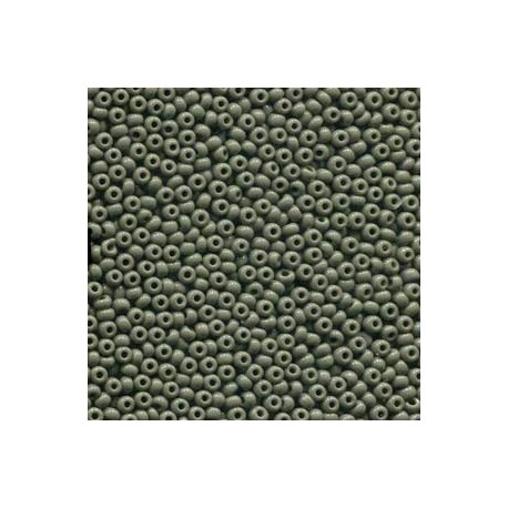 8/0 Czech Seed Beads - Opaque Grey - 20g