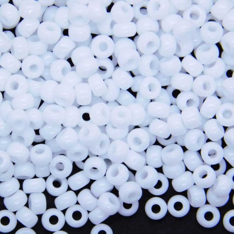 Miyuki Seed Beads 8/0 - Opaque White - 10g