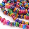 Shell Chip Beads - Mixed Colours - 37cm strand
